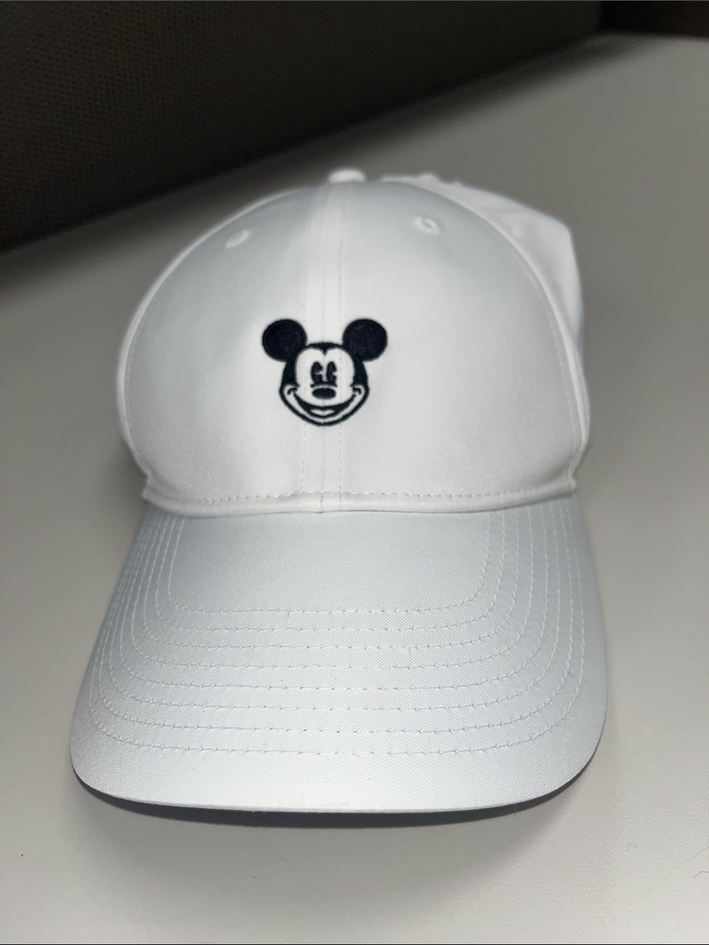 Nike / Disney Legacy 91 Dri-Fit White Baseball Cap w/ embroidered Mickey Mouse